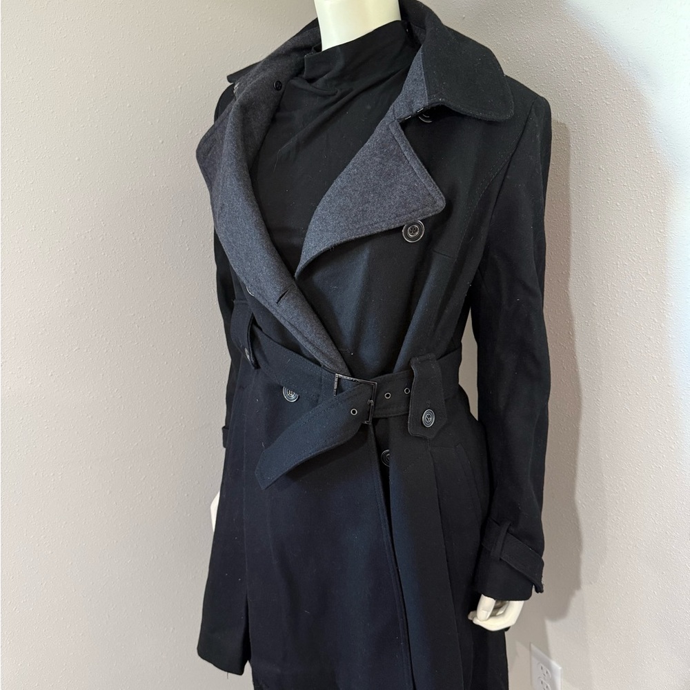 Laundry By Shelli Segal Two-Tone Trench Coat